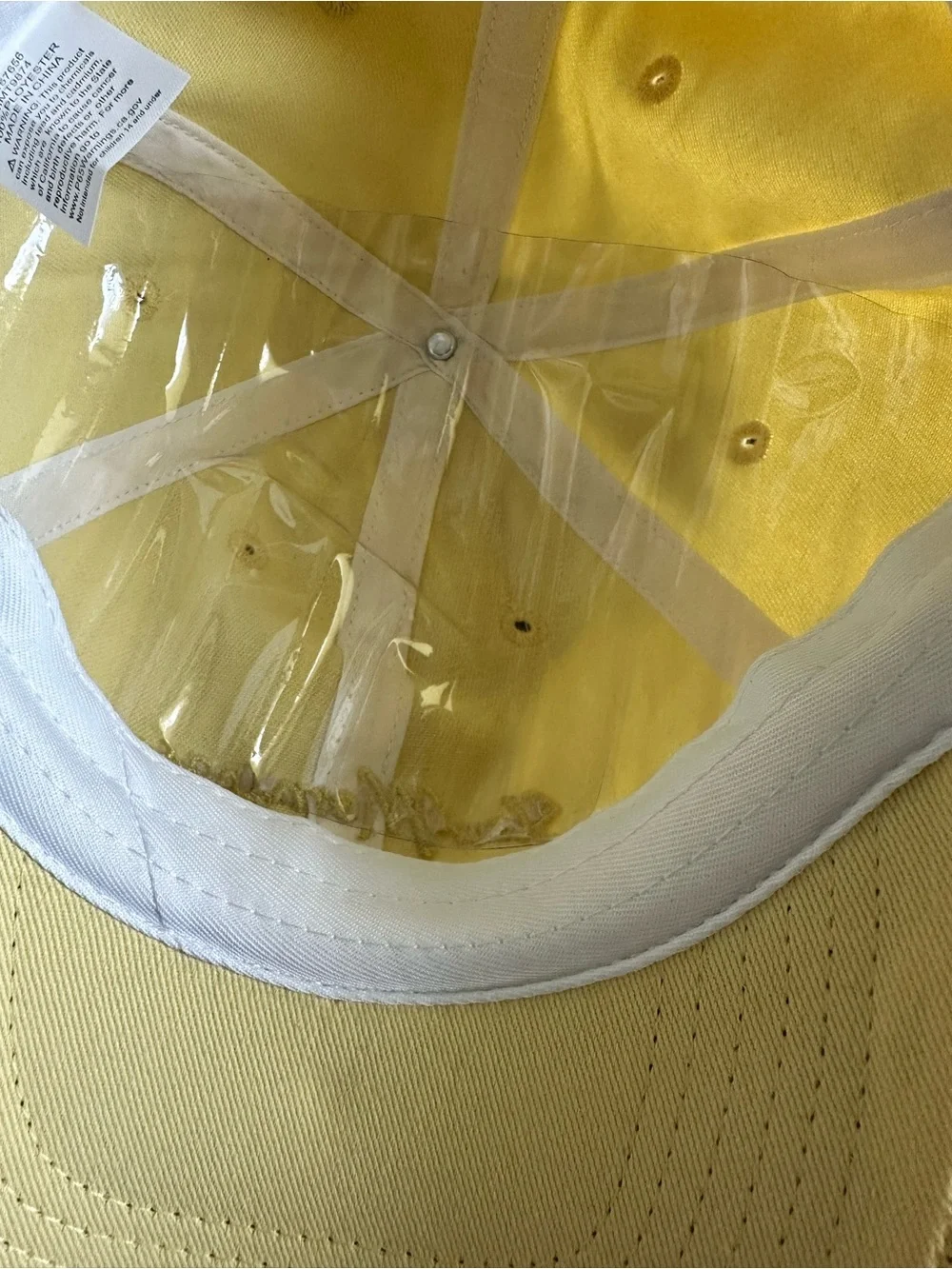 NWT Women’s Pale Yellow Embroidered “Slow Mornings” Baseball Cap Adjust Strap